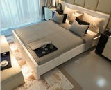 烤漆床时尚家具现代简约板式床1.5米1.8米双人床烤漆卧室婚床定制