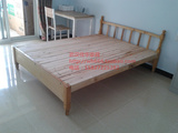 武汉家具实木床 出租房家具实木床 铺板床 实木床 螺丝床 简易床