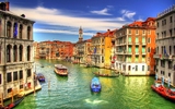 欧洲风景城市意大利威尼斯古罗马斗兽场餐厅装饰画威尼斯海报43B