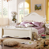 韩式田园床1.5米实木床双人床1.8米公主床欧式床婚床卧室成套家具