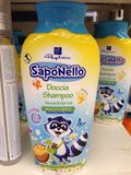 意大利原装正品进口 Saponello儿童无泪配方洗发水沐浴露二合一