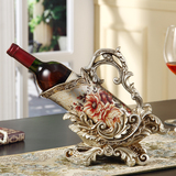 欧式红酒架酒柜装饰品摆件创意客厅时尚新款酒托现代葡萄酒J-001