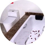 卫浴嵌入式铸铁搪陶瓷普通浴盆1m小浴池1.5/1.6/1.7米大浴缸