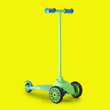 【天猫超市】美国小泰克儿童滑板车  三轮脚踏车滑轮车 绿色