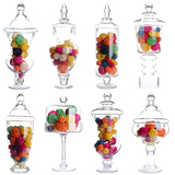 欧式糖果罐储物罐 工艺摆件 婚庆装修装饰品 透明玻璃瓶 多款自选
