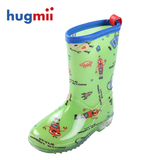 hugmii2015儿童雨鞋 雨靴男童女童防滑满图韩版小孩可爱水鞋包邮