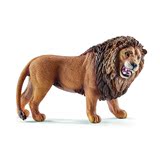 思乐Schleich野生动物模型S14726咆哮的雄狮仿真塑料玩具