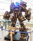 铁艺变形金刚模型 大型机器人模型 金属大黄蜂模型 大型擎天柱摸