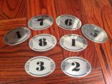 不锈钢台号牌桌牌号桌号牌号码牌餐厅桌位牌数字号码牌等号可定制