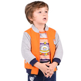 杰米熊正品杰米小熊2015秋季新款男童装保暖立领英伦时尚宝宝外套