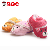 ABC童鞋 正品女童宝宝鞋 冬季加绒棉鞋保暖鞋防滑运动鞋Y35115181
