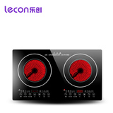lecon/乐创LC50E 双头电陶炉家用 嵌入式电磁炉 双灶双眼双电陶炉