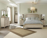 新古典美式乡村复古做旧5斗柜 床头柜 梳妆台卧室家具组合 可定制