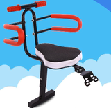 自行车儿童座椅单车后座电动车座后置坐垫安全带靠背可调靠头0