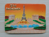 中国深圳旅游纪念小梅沙手绘树脂冰箱贴立体磁贴创意装饰品收藏