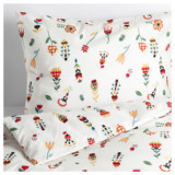 宜家代购 IKEA 罗夫拉 纯棉被套和枕套(多尺寸,无床单)