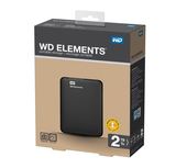 WD 西部数据 Elements 2TB 新元素 2t移动硬盘usb3.0 全国联保