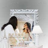 欧式浴室镜 壁挂长方形镂空婚庆婚礼装饰相框 KTV酒店卫生间镜子