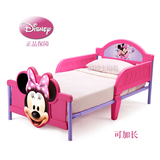 迪士尼塑料儿童床女孩童床单人床1.5米带护拦特价