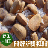 2015新货新鲜大粒红松子东北野生松子不开口批发生松子未加工250g