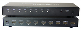 HDMI8进1出切换器 二进一出HDMI 视频切换器 支持遥控 支持中控