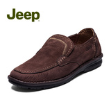 JEEP/吉普专柜正品日常休闲时尚潮鞋真皮透气套脚男士鞋子JS266