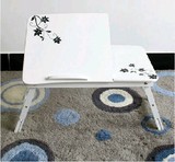 星晴电脑桌 自由调节折叠桌稳固方便床上懒人桌 散热笔记本小桌子