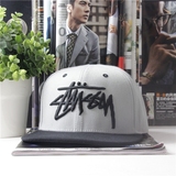 香港代购联名款stussy平沿帽男女NY棒球帽嘻哈街舞帽Snapback帽子