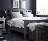 免代购费优美宜家专业代购 汉尼斯 床架实木床架双人床特价IKEA