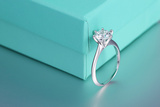 香港代购Tiffany/正品蒂芙尼钻石戒指六爪结婚戒指女士指环对戒