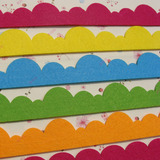 幼儿园黑板报装饰素材花边条边框 小学教室装饰用品班级布置墙贴