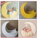 热卖新款儿童摄影道具月亮船月亮道具韩式儿童床道具月亮床欧美风
