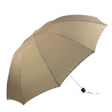 天堂伞3311E碰超大伞晴雨伞 强力拒水一甩干 防紫外线三折伞折叠