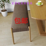 特价热卖日式纯实木白橡木新款软包长凳就餐凳床尾凳换鞋化妆凳子