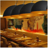 简约现代铝材半圆餐厅吊灯创意咖啡厅餐吊灯单头饭厅吧台办公室灯