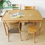 正品促销橡木家具餐桌日式简约实木可伸缩餐桌折叠餐桌椅组合定做