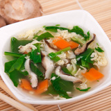 小白菜蛋花汤 方便速食汤 蔬菜苏伯汤8g 极道鲜师味增汤