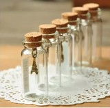 玻璃瓶管制瓶迷你瓶小号 项链瓶子木塞许愿瓶 DIY创意小礼物
