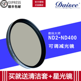 数码大师 Daisee ND2-ND400超薄减光镜77mm可调ND镜