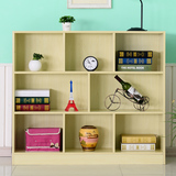 简约现代置物柜书柜实木质书架子简易收纳儿童储物柜自由组合书橱