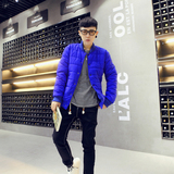 UP STORE 冬季新款纯色静版棒球服外套小板型潮男韩版棉衣夹克