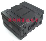 XJTS-6U 塑料航空箱/拉杆设备仪器箱/录音功放影视车载箱搬移机柜