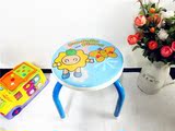 塑面幼儿园凳卡通儿童凳子铁架塑料面小圆凳塑料小板凳换鞋洗脚凳
