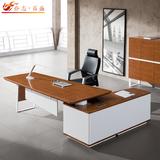 现代油漆老板桌实木家具办公桌椅组合经理桌主管桌总裁大班桌简约