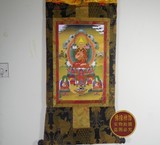 藏传佛教用品 镀金(烫金）手工装裱唐卡佛像 宗喀巴大师 长125cm