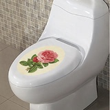 韩式可移除防水自带胶马桶贴坐便贴浴室卫生间装饰贴画26cm*20cm