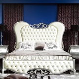 特价新古典双人布艺床 简约欧式公主大软床 后现代白色婚床1.8米