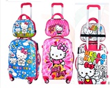 韩国正品Kt猫化妆包儿童拉杆箱 旅行箱包行李箱母子万向轮女20寸