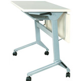便携式折叠移动培训桌 台式折叠桌 高档简约会议桌 拼装组合 带轮