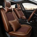汽车坐垫通用于沃尔沃S60L S80L XC60 v40 xc90春夏全包皮革座垫